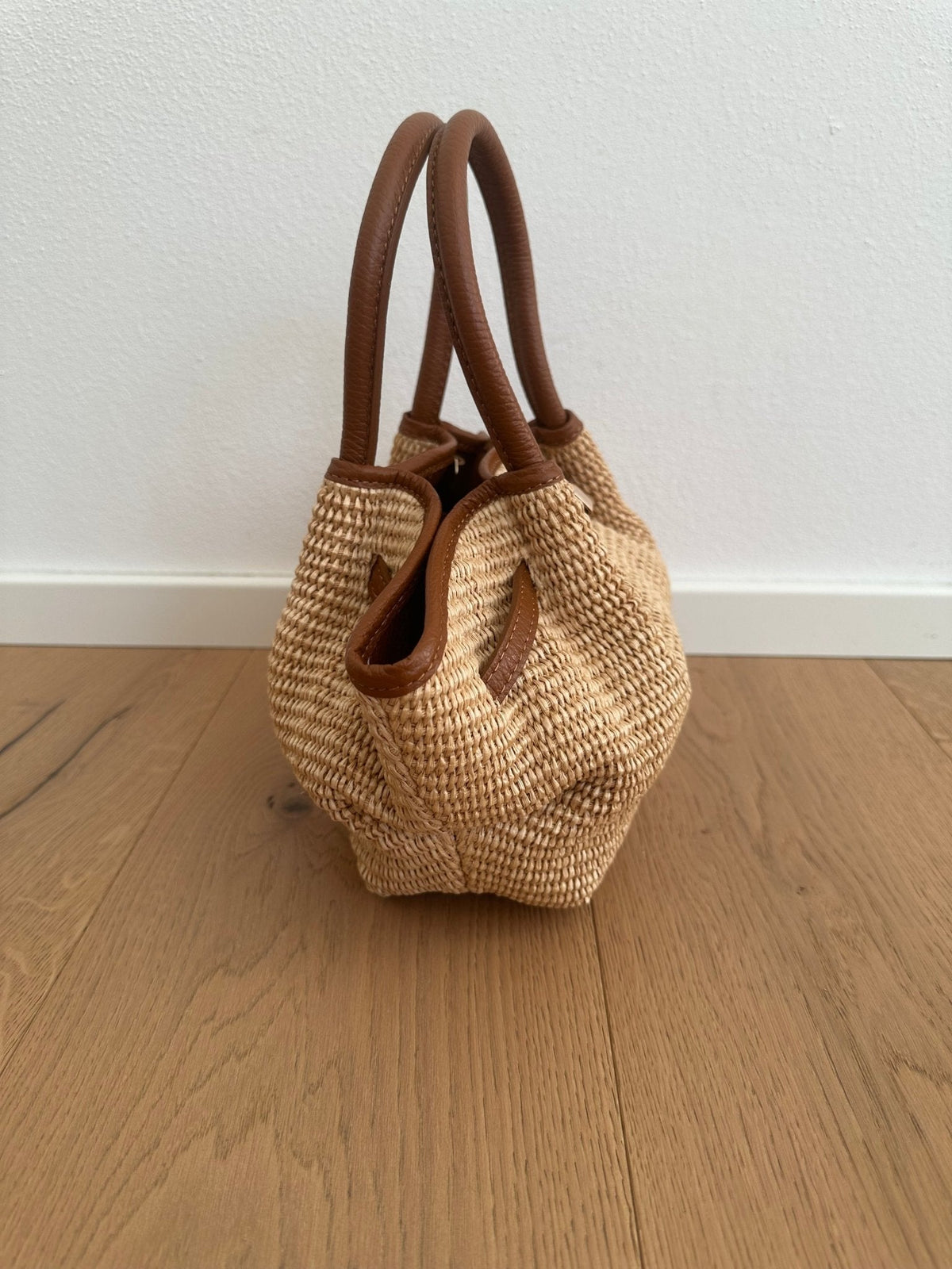 Francia Small Woven Tote Bag