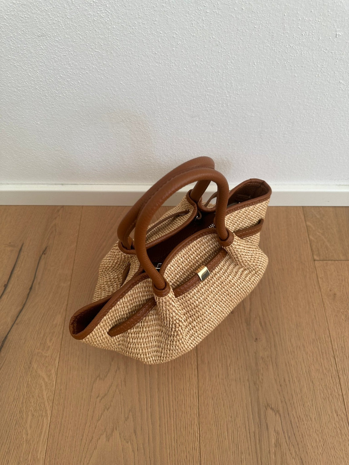 Francia Small Woven Tote Bag