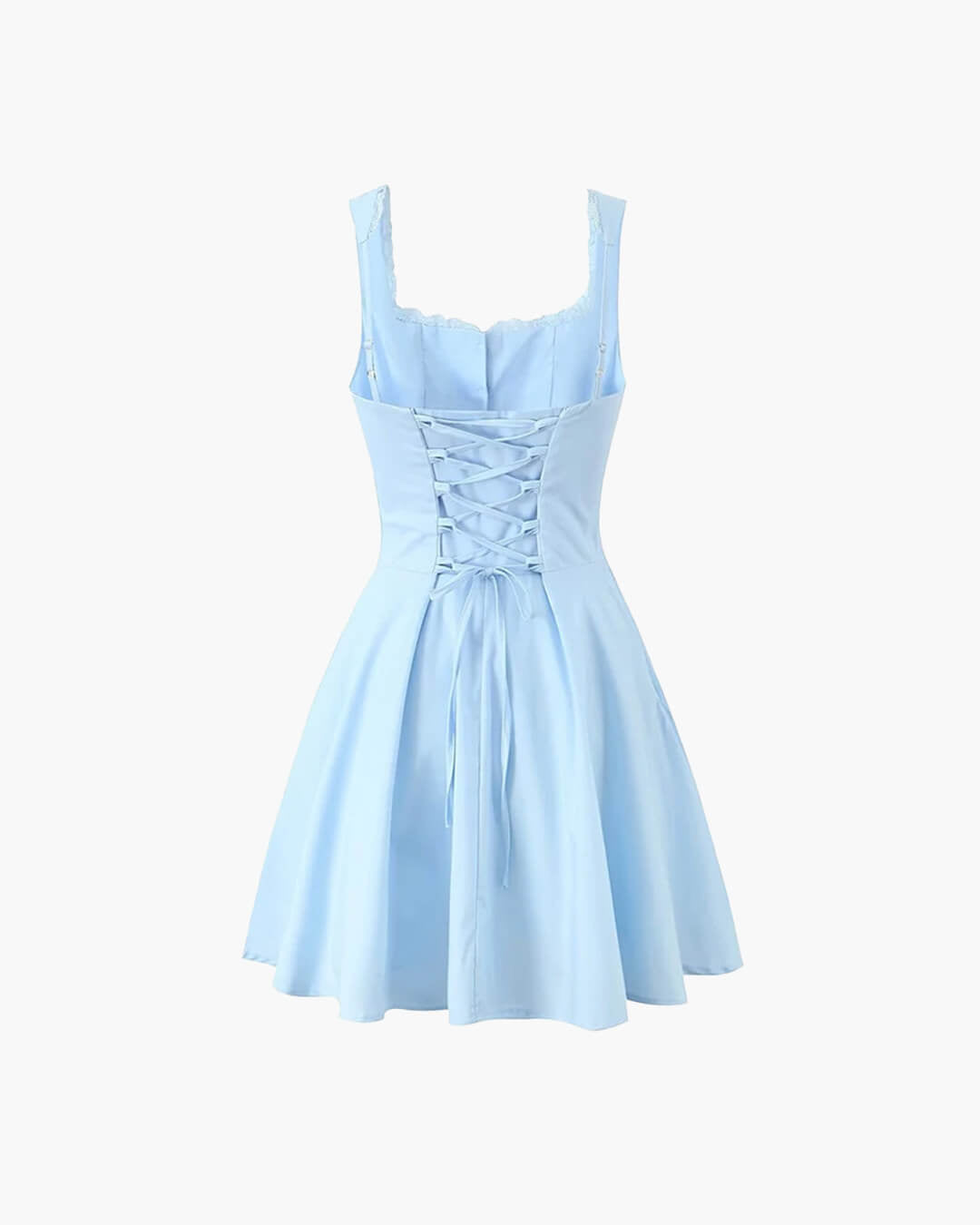 Vestido curto sem mangas Francine