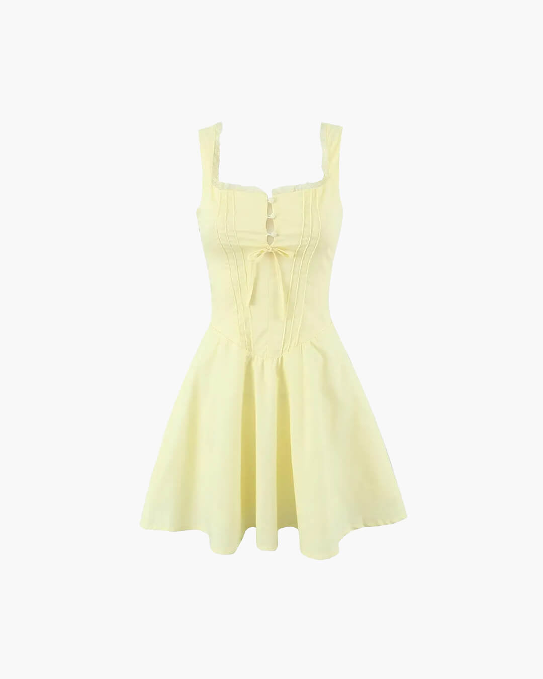 Vestido curto sem mangas Francine