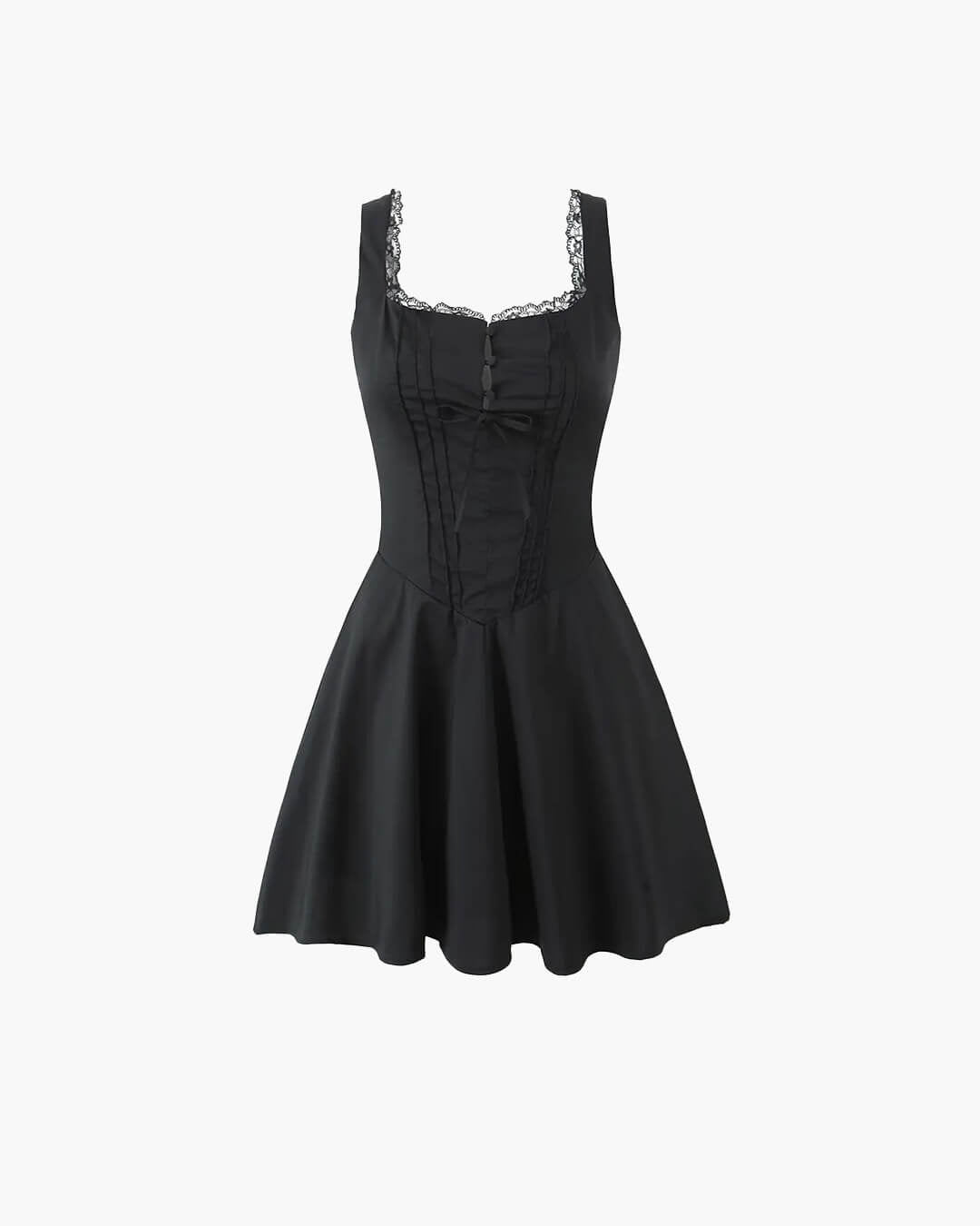 Vestido curto sem mangas Francine