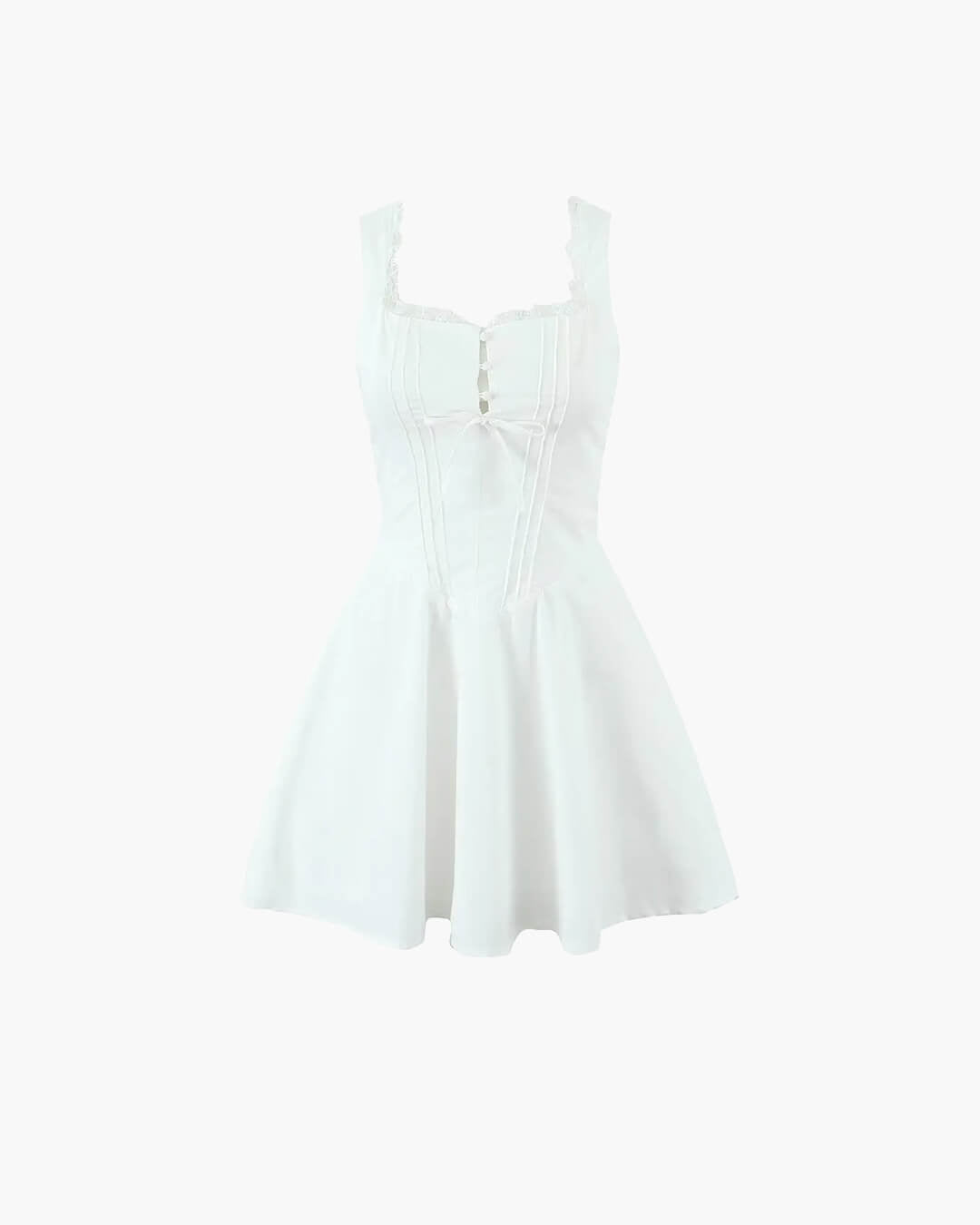 Vestido curto sem mangas Francine