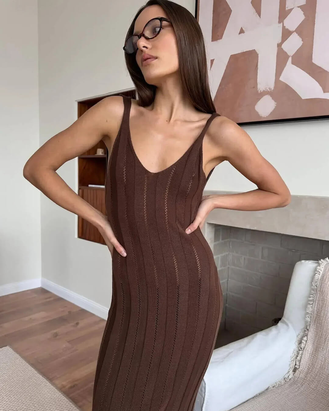 Vestido comprido sem costas Frida