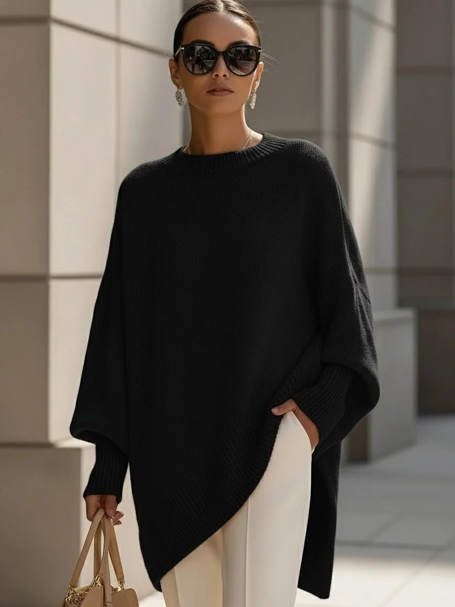Camisola de malha canelada Georgette