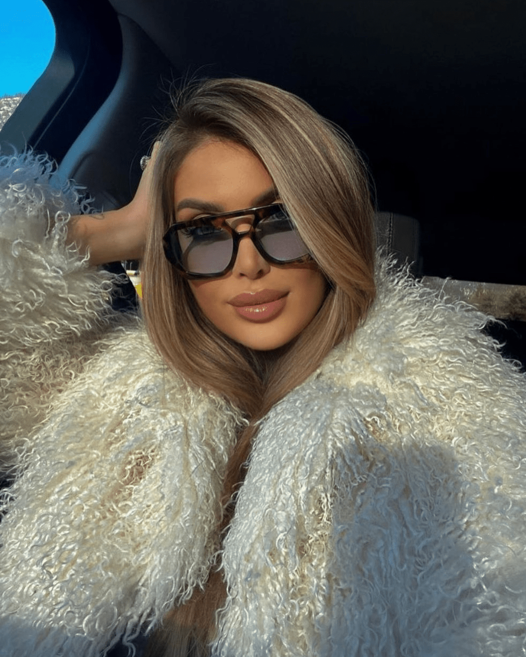 Gerda Faux Fur Short Jacket