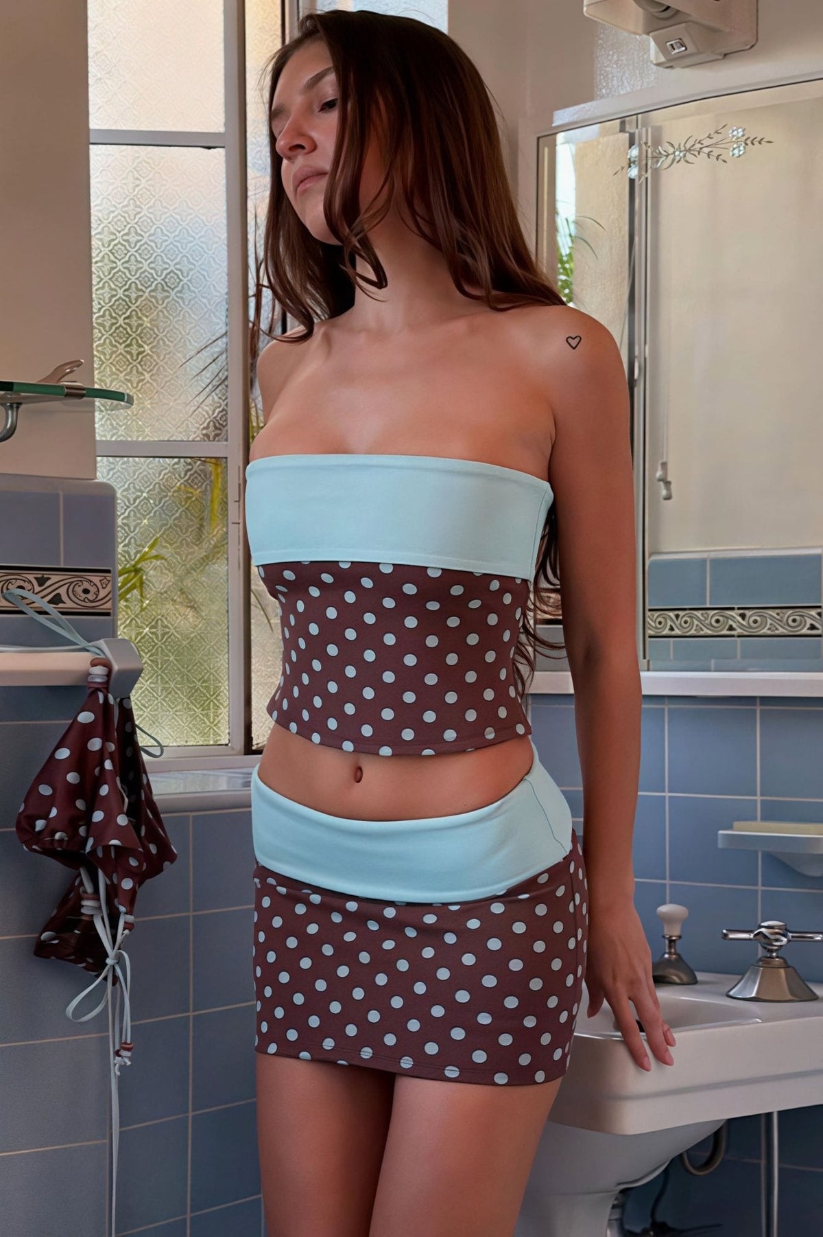 Conjunto justo sem alças Heloise