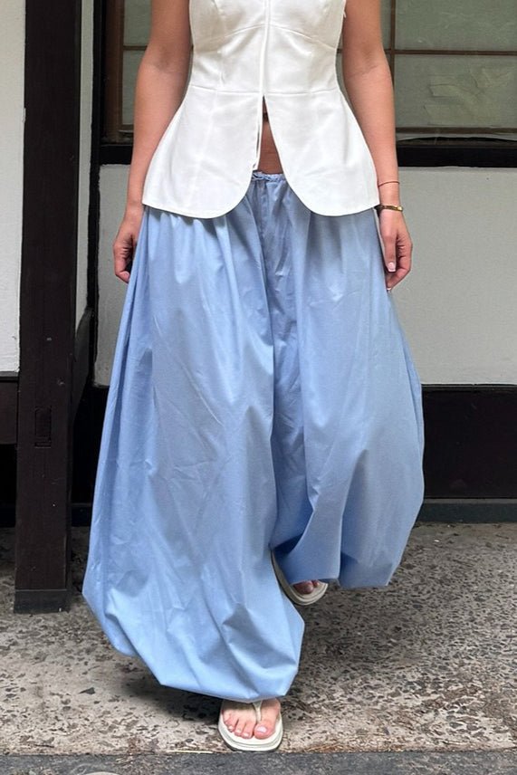 Inga Elastic Waist Baggy Pants