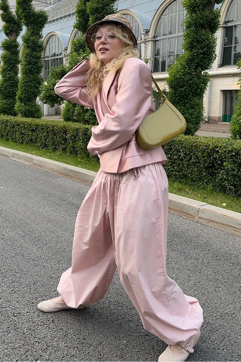 Inga Elastic Waist Baggy Pants
