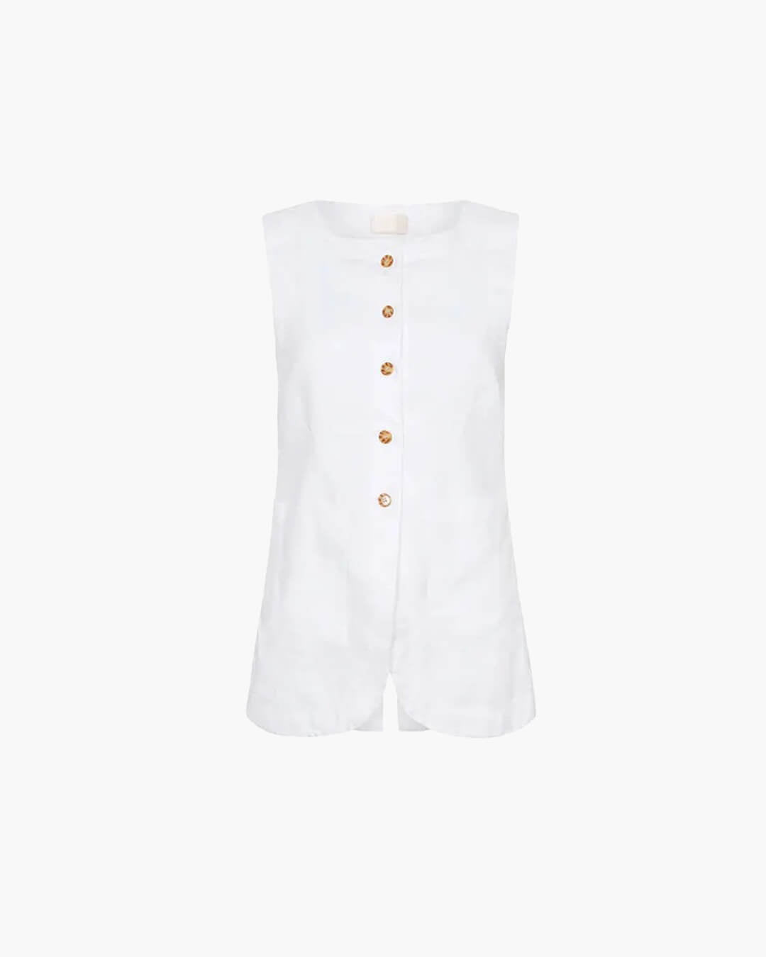 Conjunto de linho sem mangas Irma