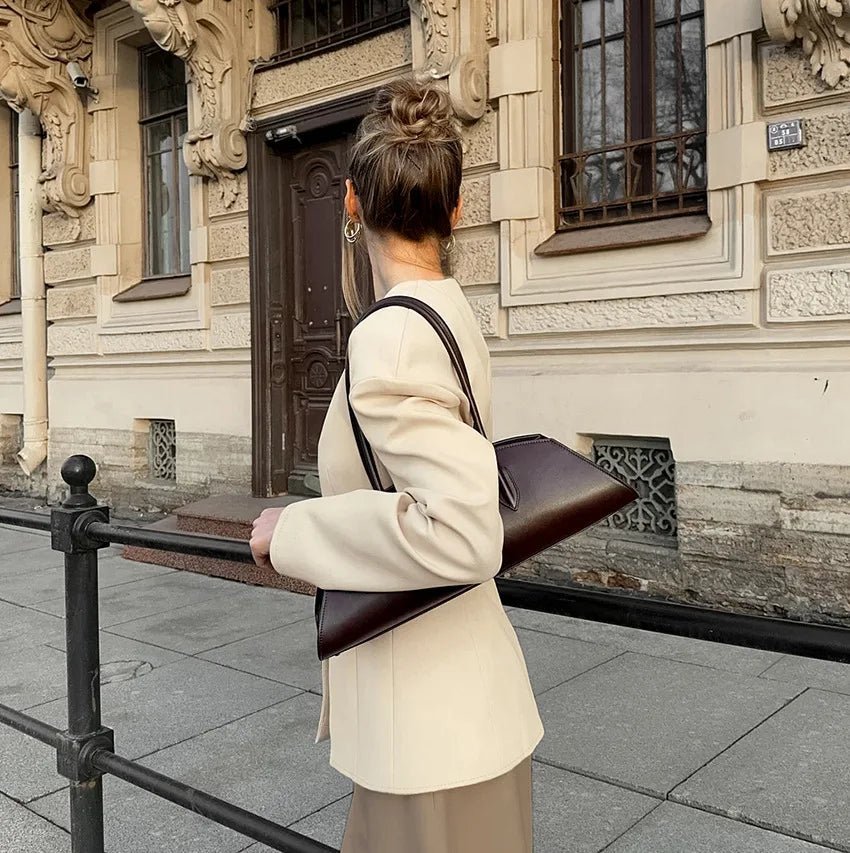 Blazer cintado acolchoado Isadora