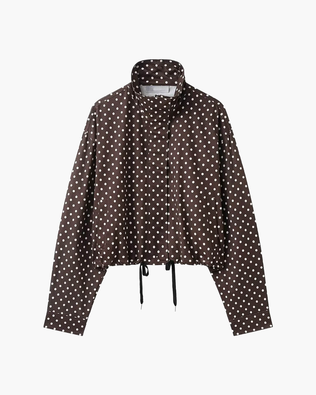 Janelle High Collar Drawstring Jacket