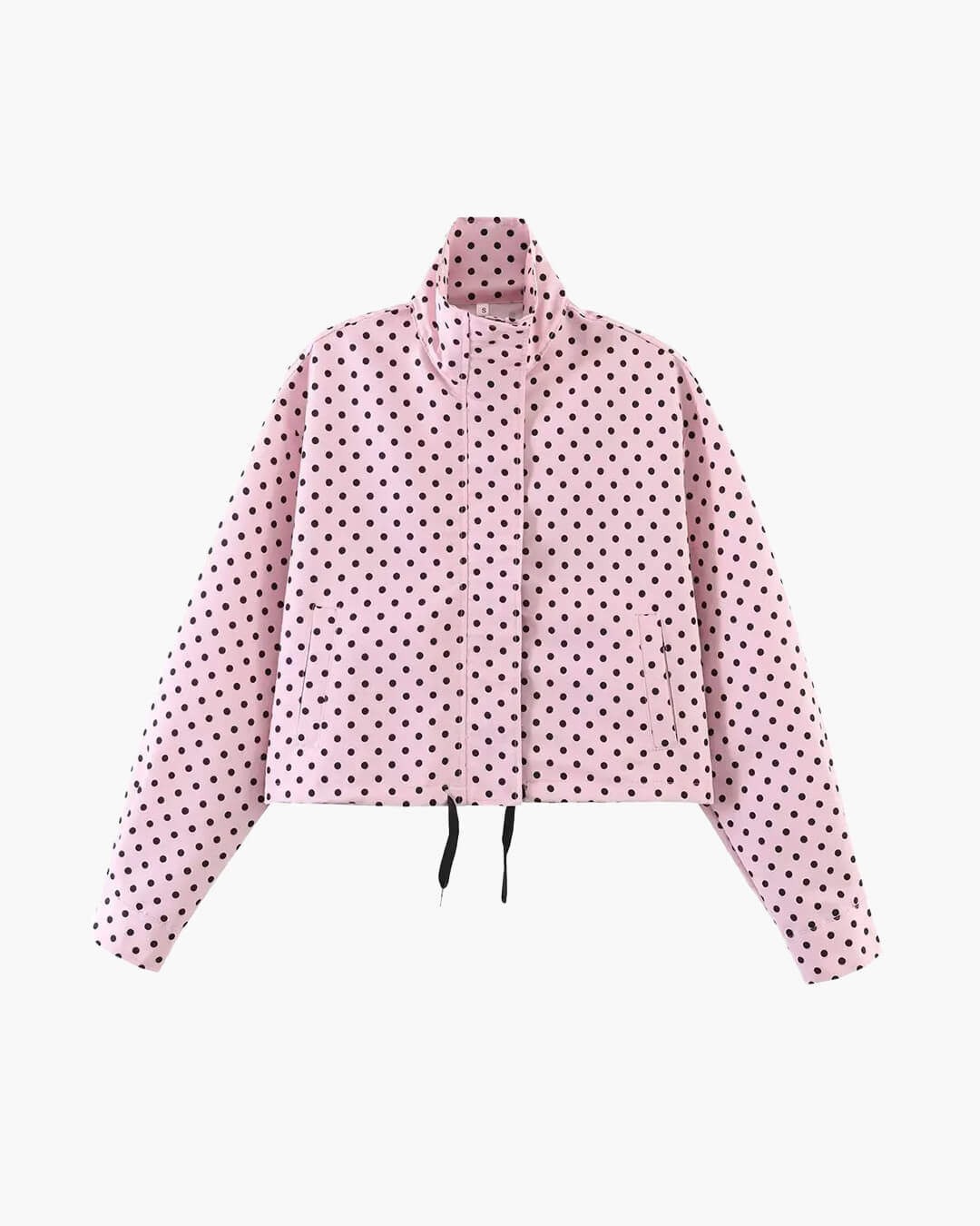 Janelle High Collar Drawstring Jacket