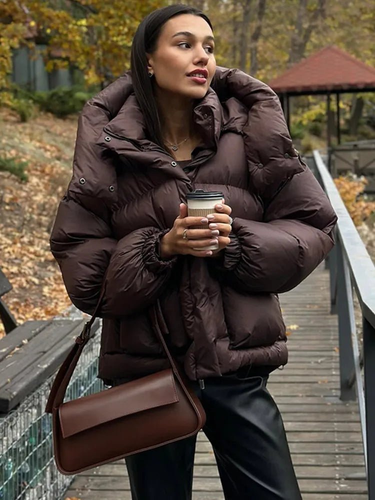 Casaco acolchoado Janine com capuz