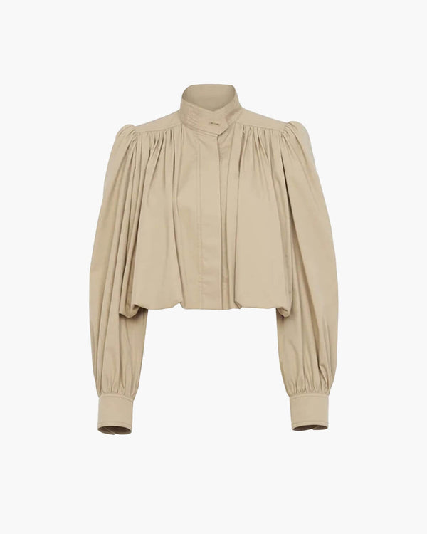 Jenna Loose Fit Pleated Jacket