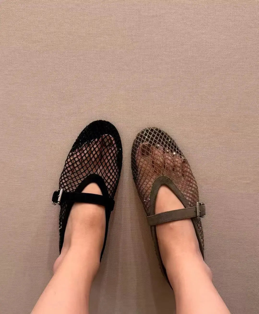 Sabrinas de malha com brilhantes Jessica