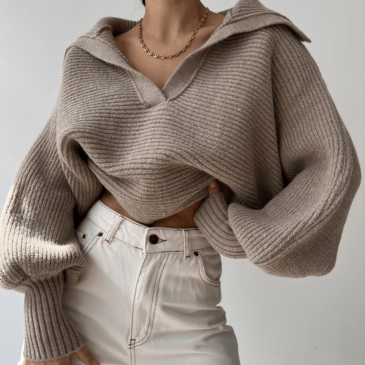 Camisola de malha oversized Kath