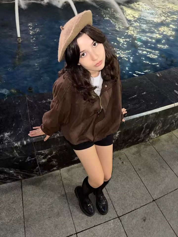 Blusão bomber de camurça Katherine