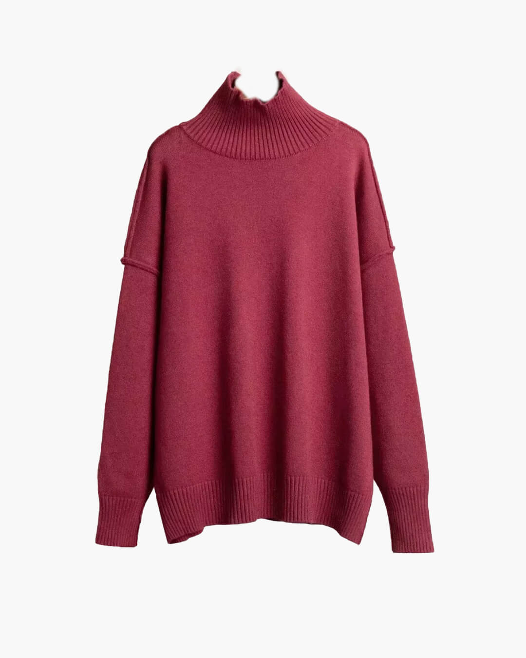 Camisola de malha de gola alta Katie