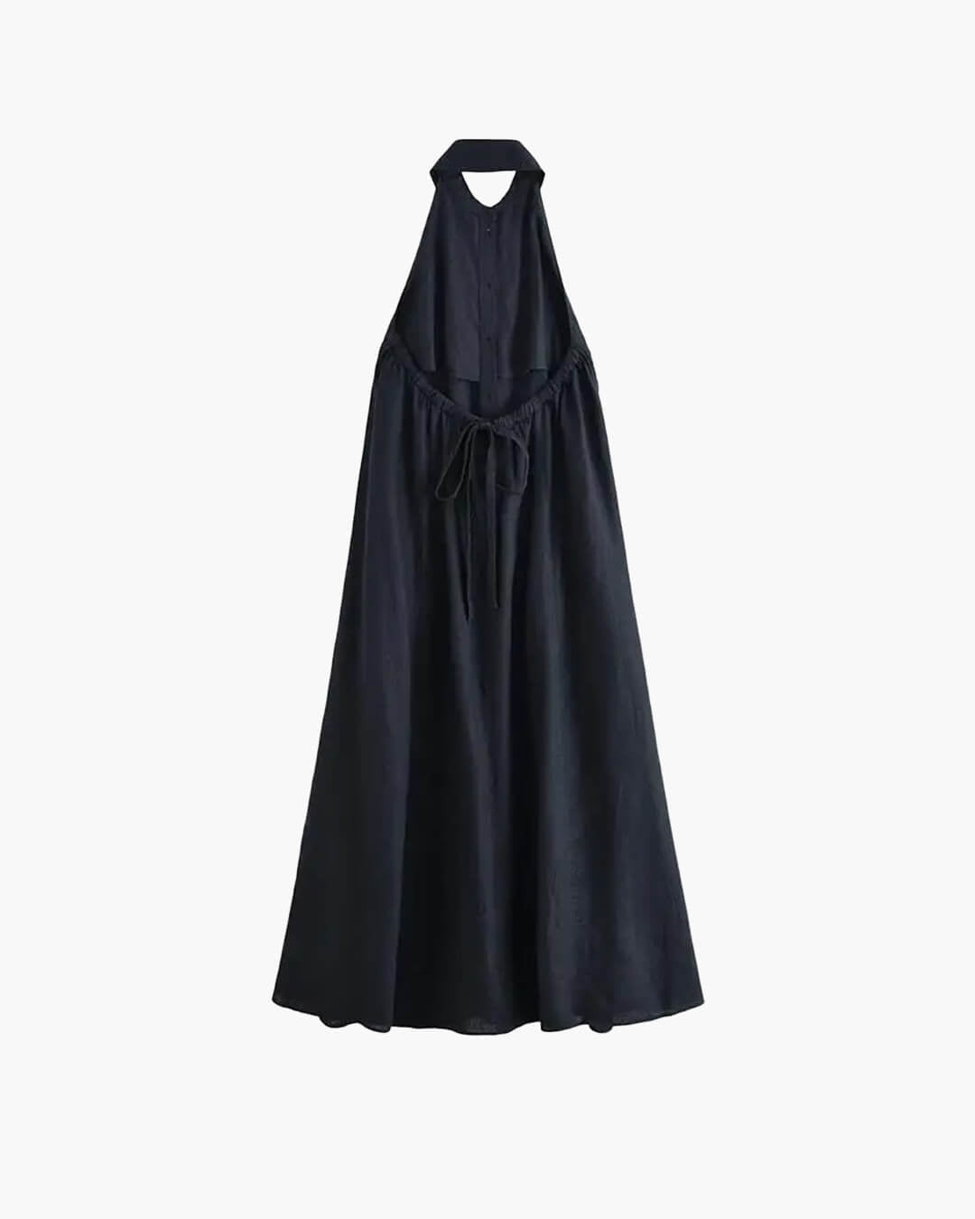 Vestido maxi elegante Kaya com decote halter
