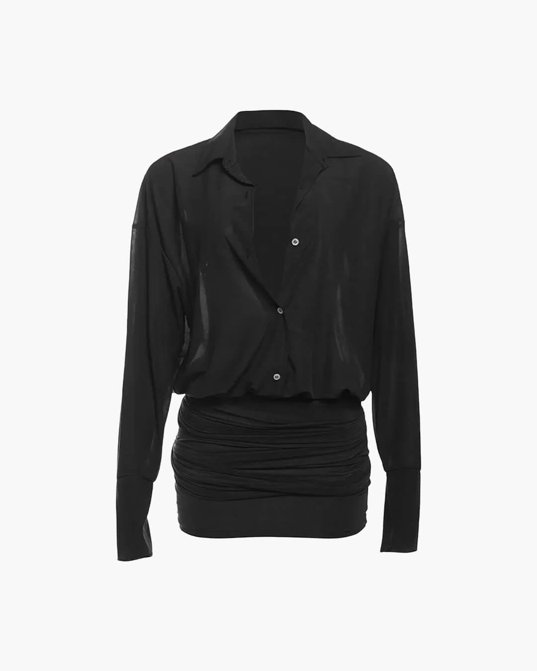 Vestido-camisa de manga comprida Kendall