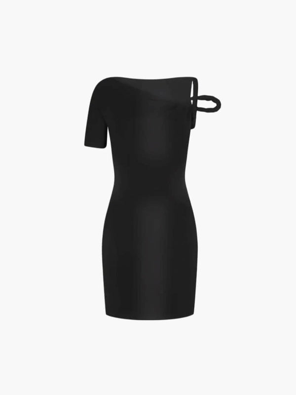 Vestido curto torcido Kylie