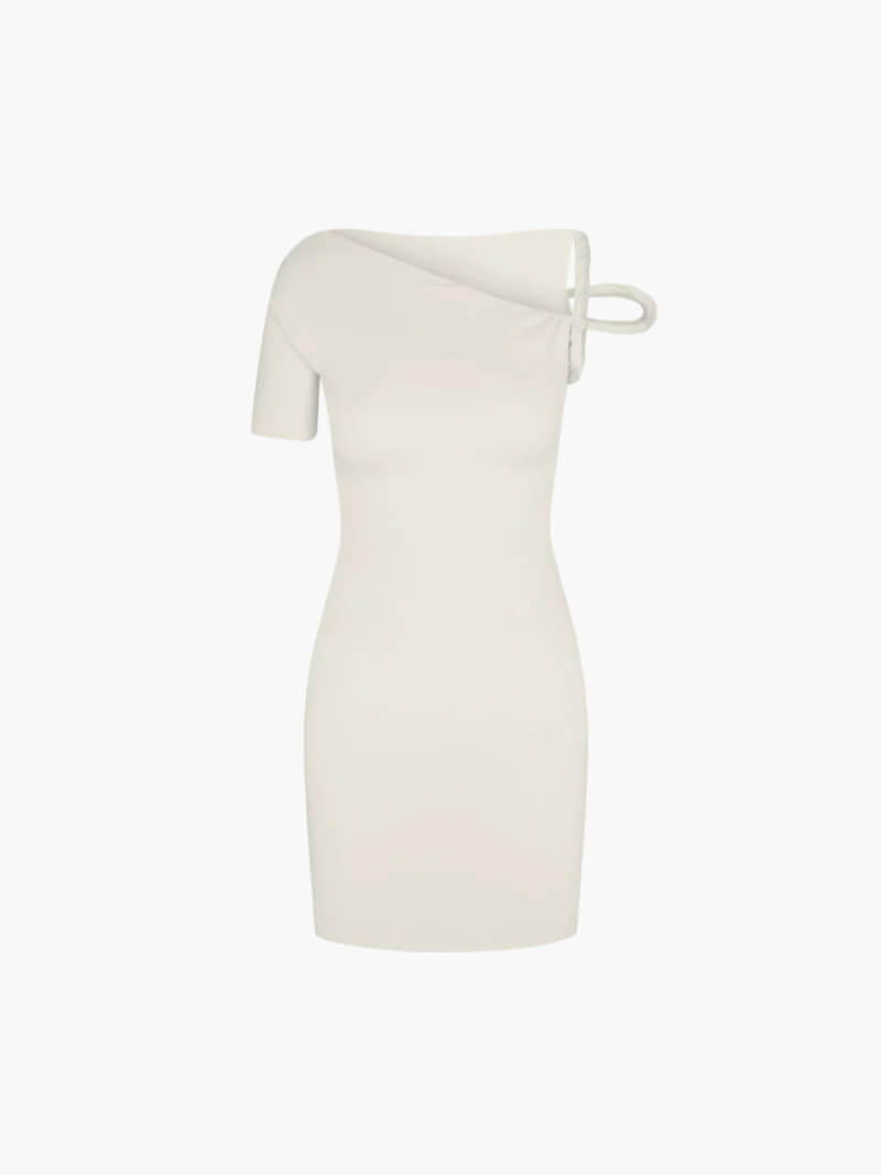 Vestido curto torcido Kylie