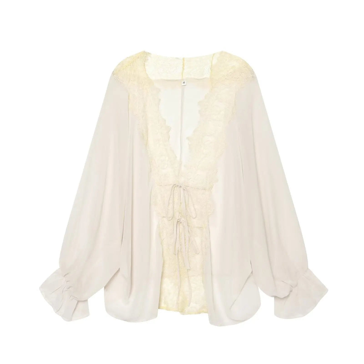 Blusa de renda em patchwork Lisa
