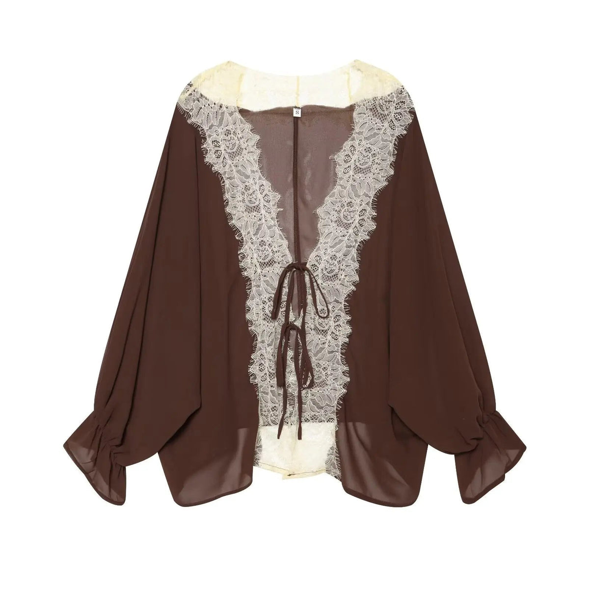 Blusa de renda em patchwork Lisa