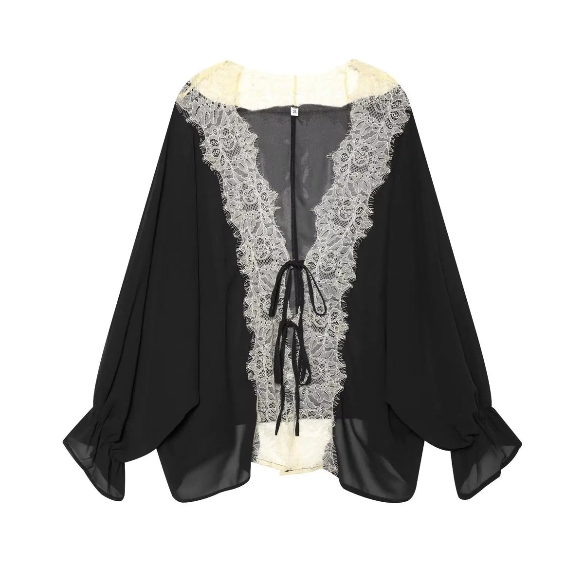 Blusa de renda em patchwork Lisa