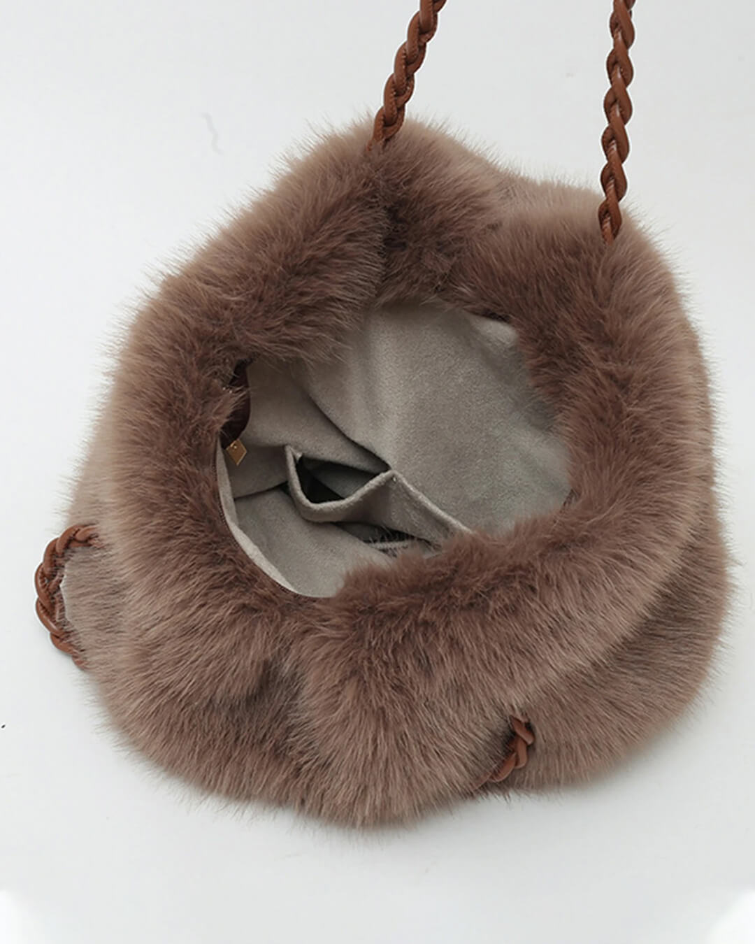 Saco tote de pelo sintético Loreen
