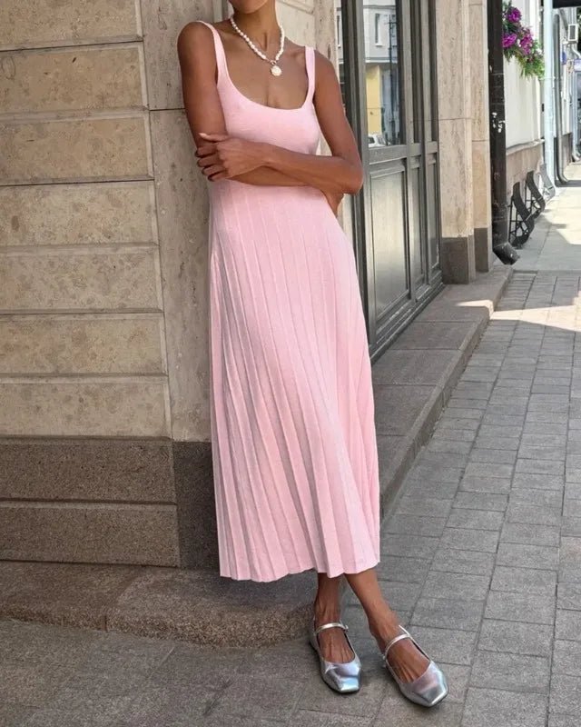 Vestido de malha com alças Lucy