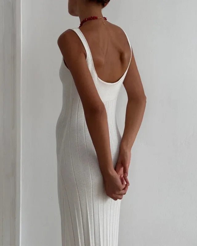 Vestido de malha com alças Lucy