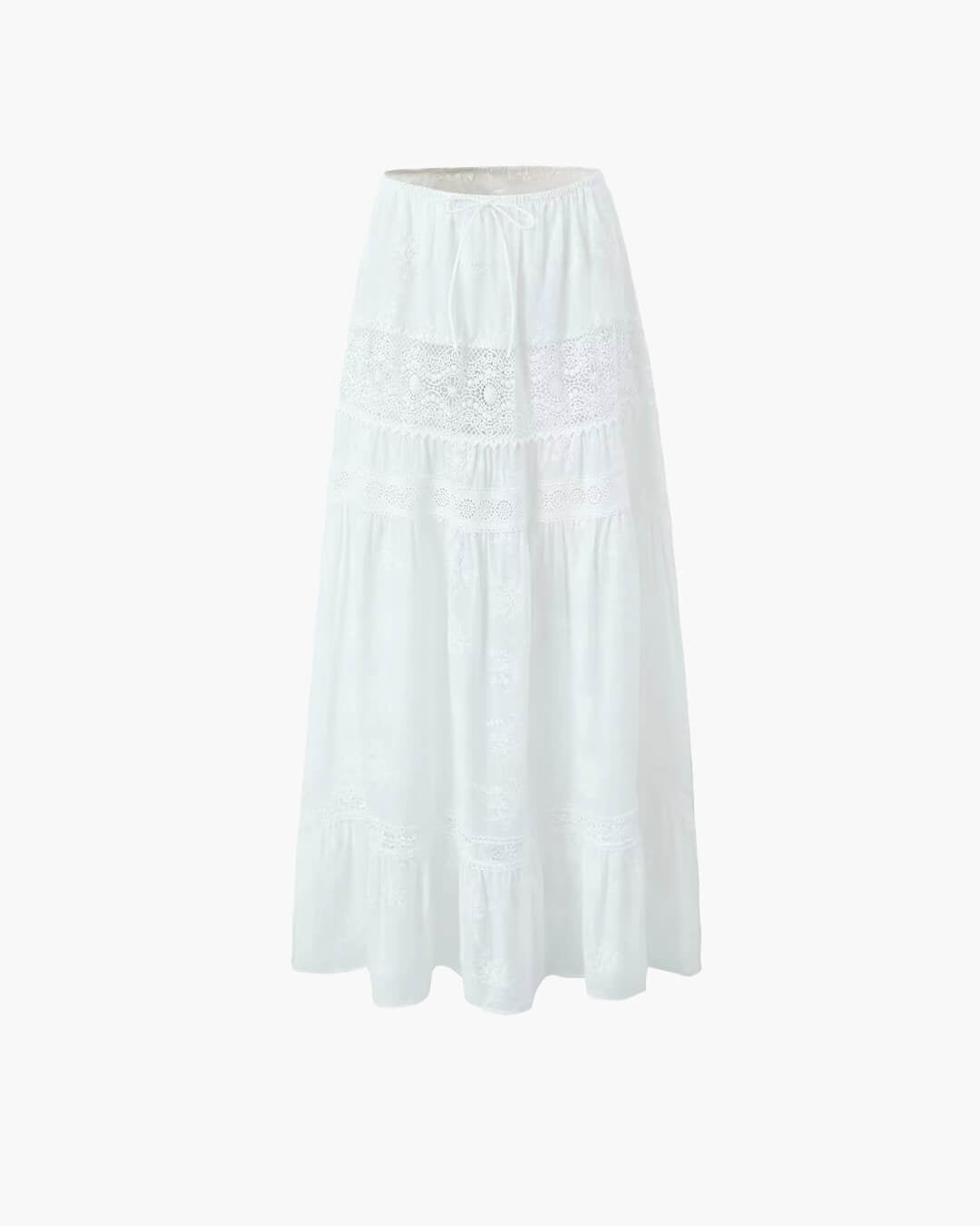 Conjunto de top curto e saia maxi boémio Margot