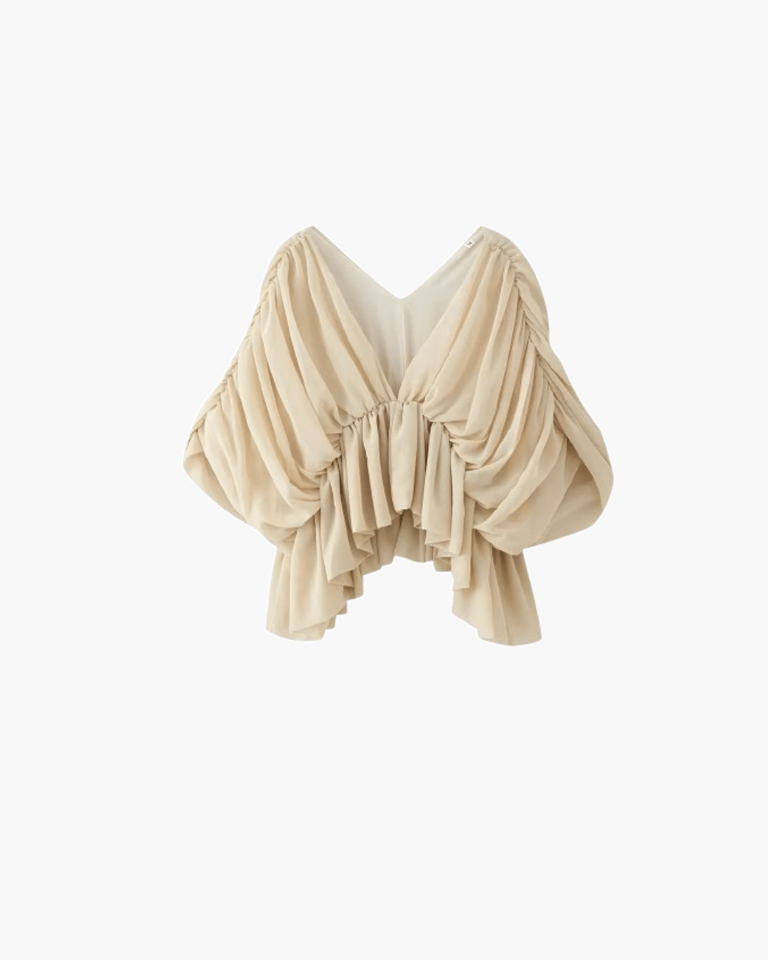 Margot Draped Chiffon Top