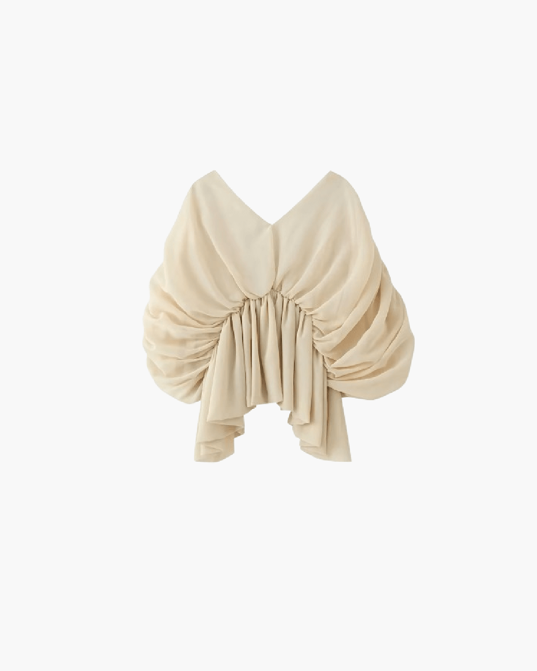 Margot Draped Chiffon Top