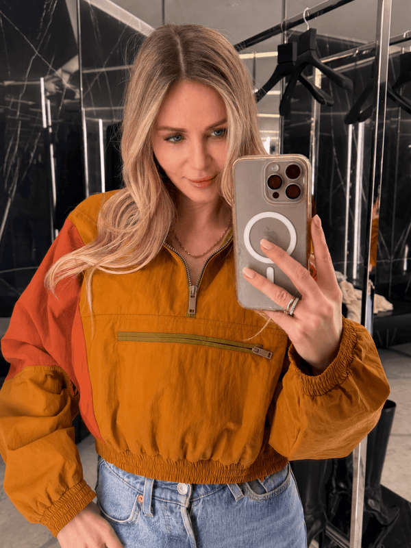 Margot Half-Zip Windbreaker Jacket