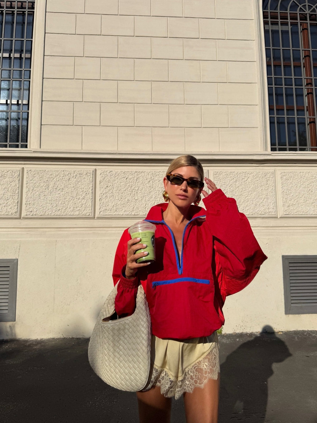 Margot Half-Zip Windbreaker Jacket
