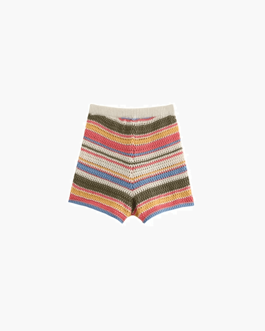 Conjunto curto de malha às riscas Margot
