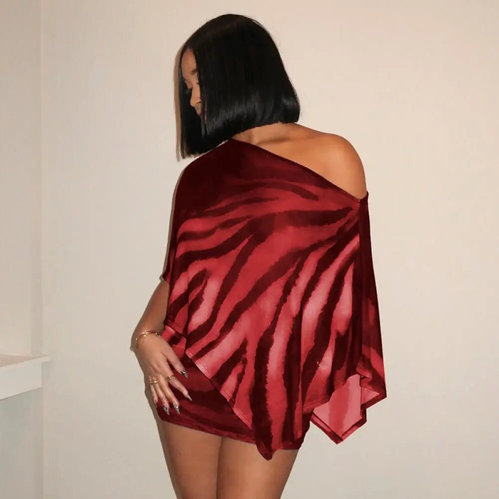 Conjunto de duas peças com padrão de zebra Mariana