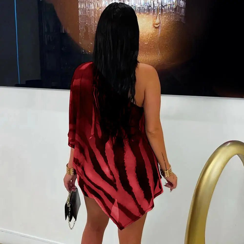 Conjunto de duas peças com padrão de zebra Mariana