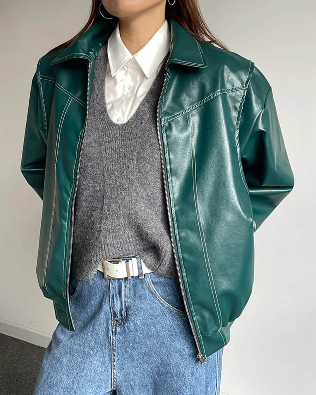Marina Zip-Up Bomber Jacket
