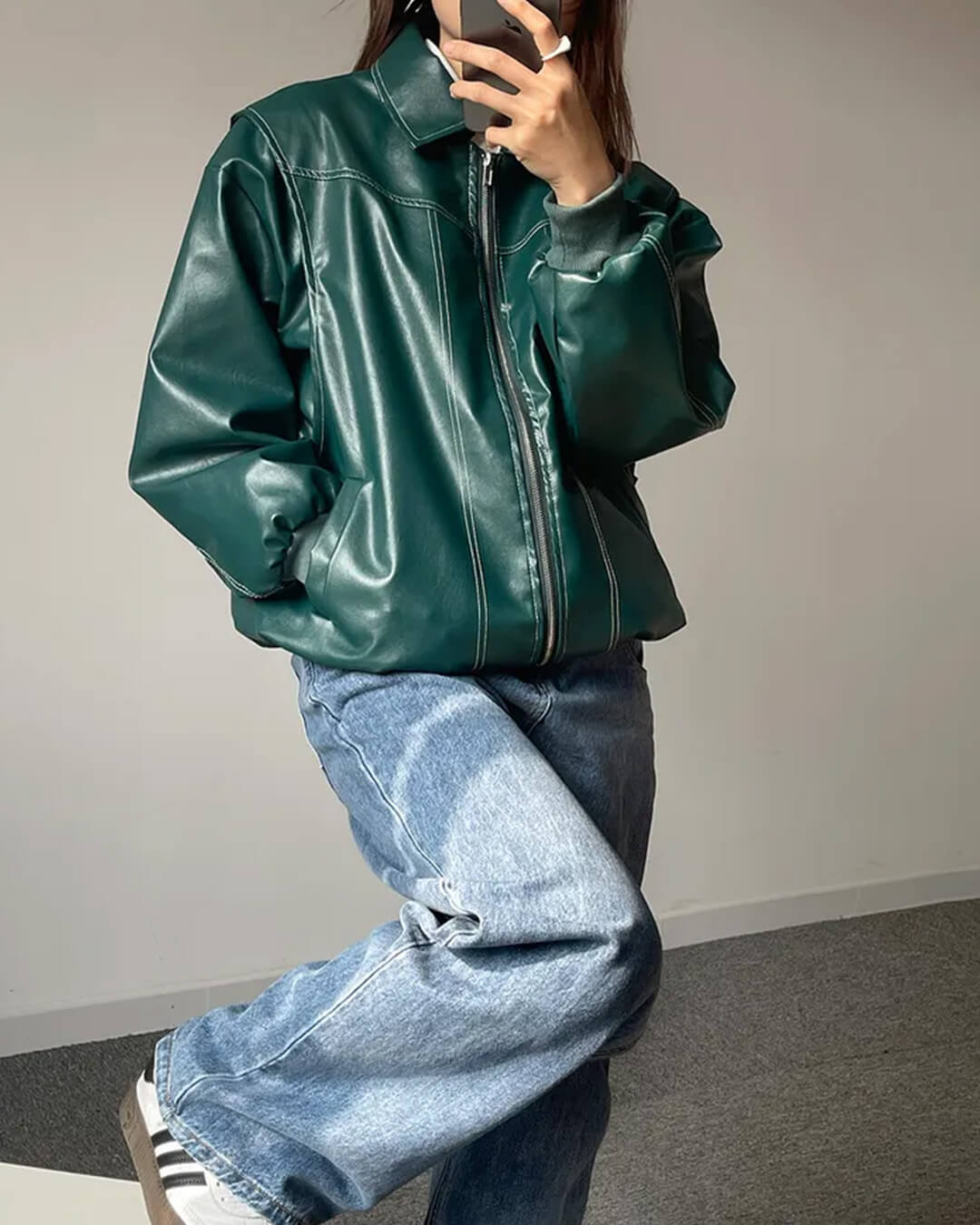 Marina Zip-Up Bomber Jacket