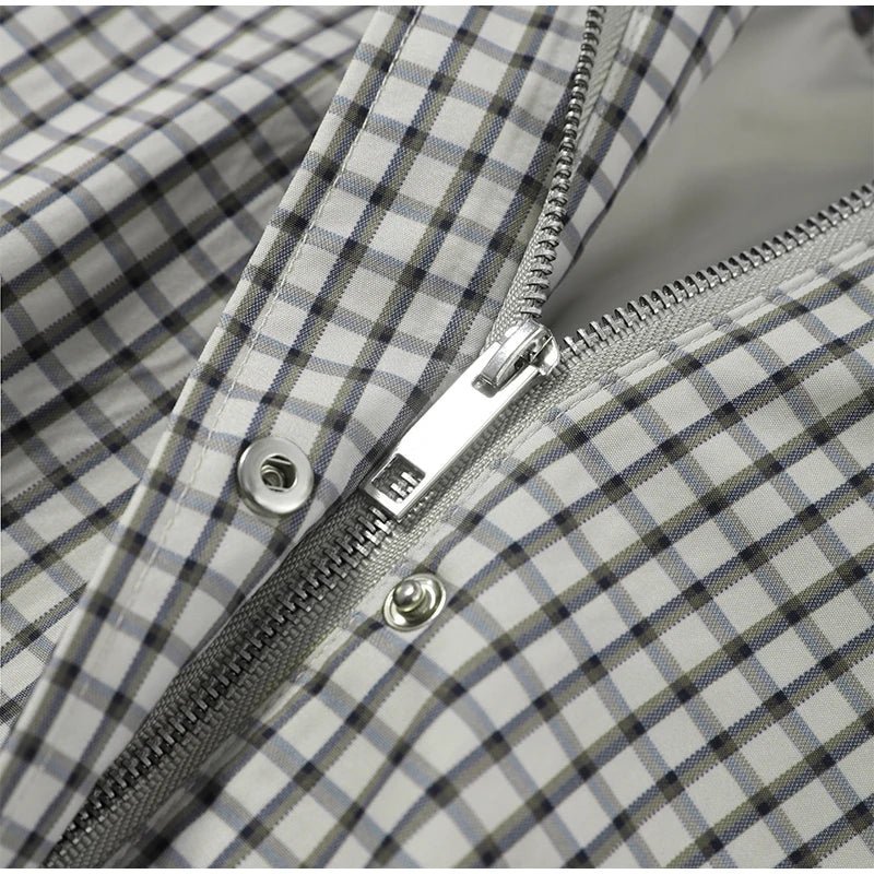 Marnie Plaid Zip Jacket