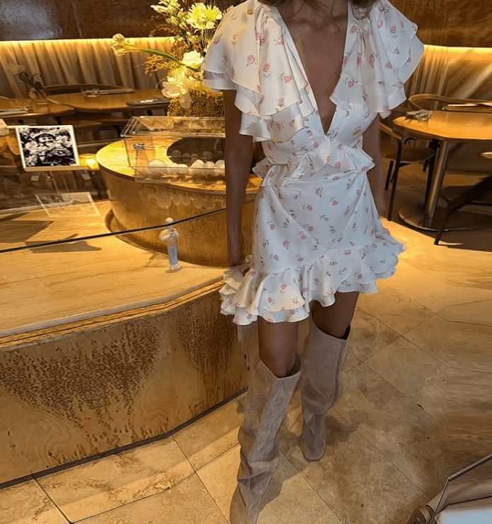 Vestido curto floral Marta