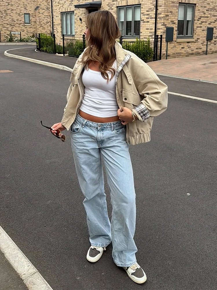 Blusão bomber Melanie com gola subida