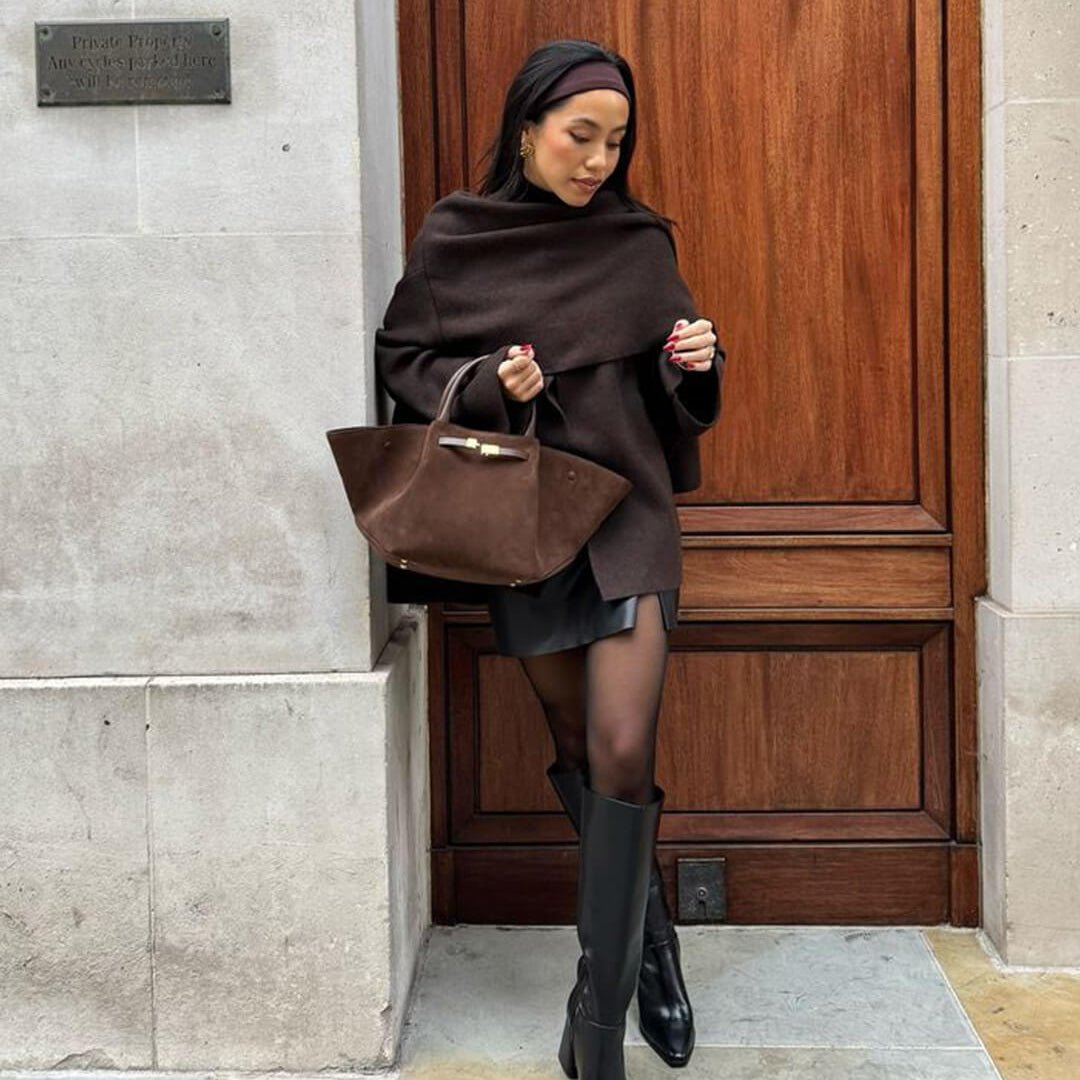 Mala em camurça Melanie