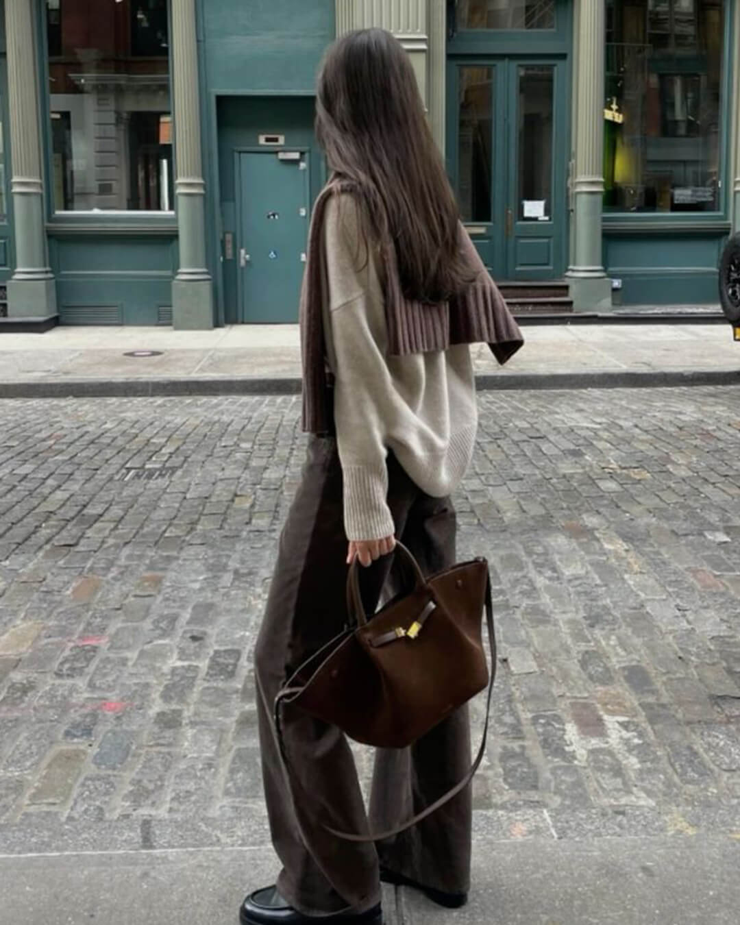 Mala em camurça Melanie