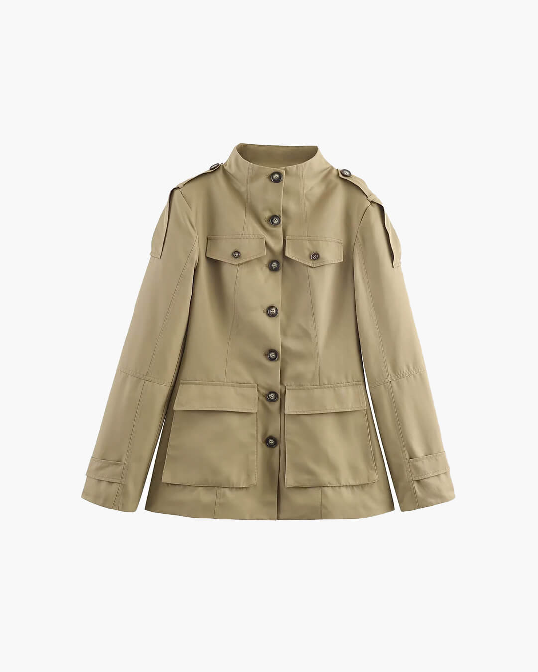 Gabardine de corte justo Melinda
