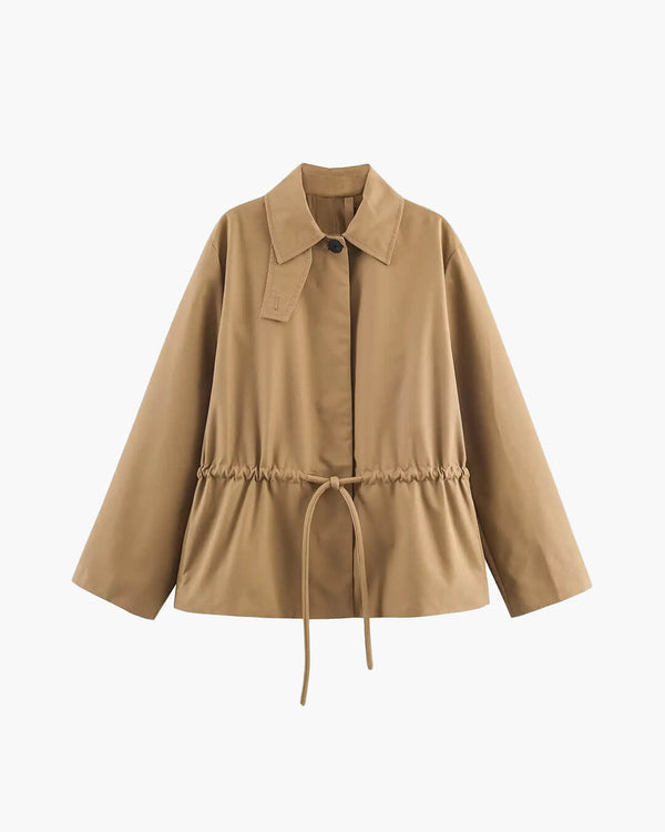 Minerva Lace Up Drawstring Jacket