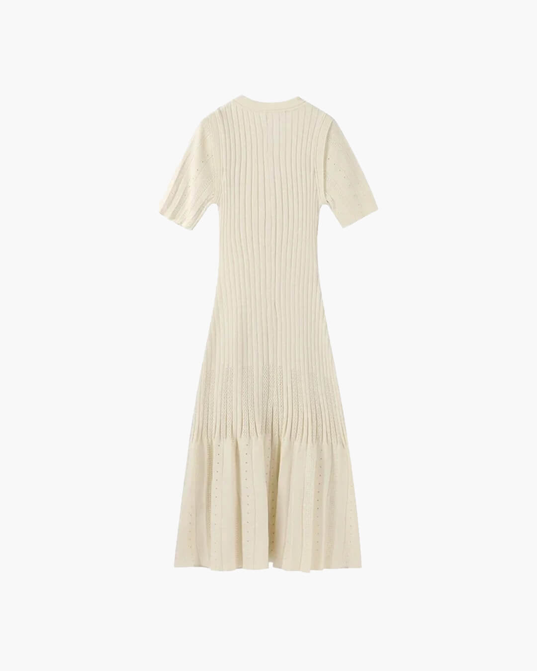 Vestido comprido de malha justo Nancy